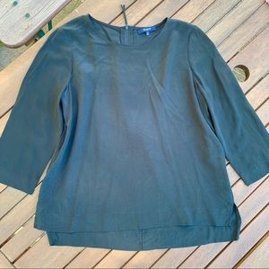 Madewell Silk 3/4 Sleeve Blouse